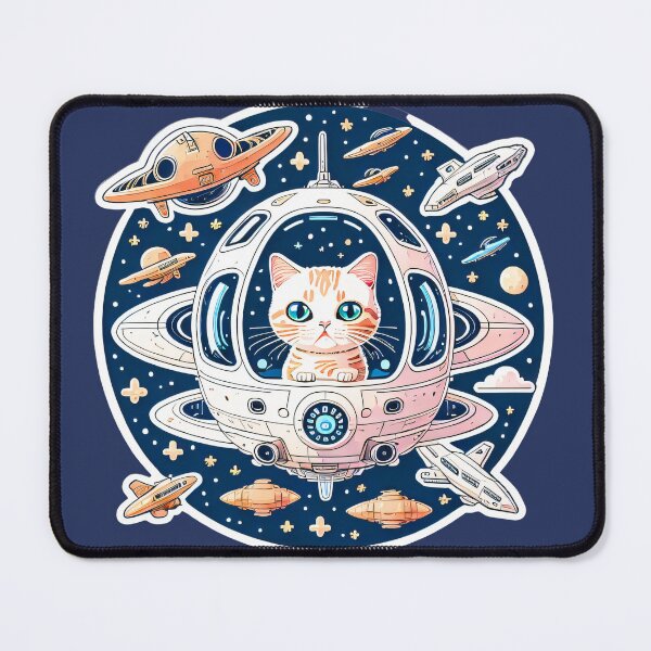 Item preview, Cat Abduction sticker designed and sold by Nathalia  Lodi.