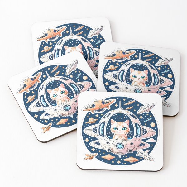 Item preview, Cat Abduction sticker designed and sold by Nathalia  Lodi.