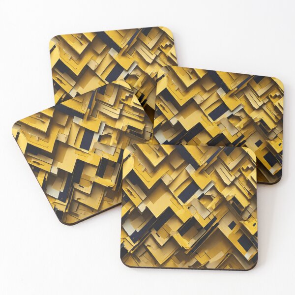 Item preview, Retro Abstract yellow diamond Pattern designed and sold by Md Rashid  Hasan.