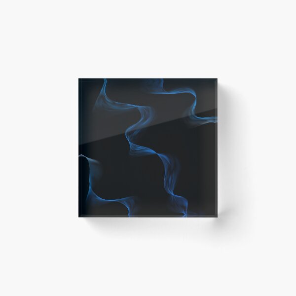 Item preview, Blue waves on black background  designed and sold by Chirayu1111.