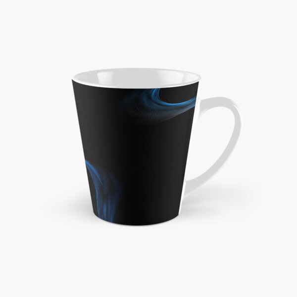 Item preview, Blue waves on black background  designed and sold by Chirayu1111.