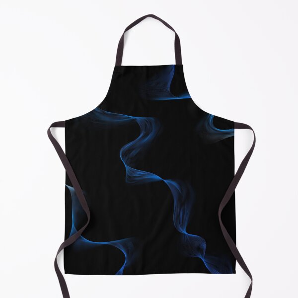 Item preview, Blue waves on black background designed and sold by Chirayu1111.