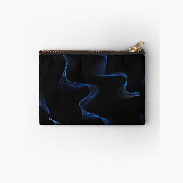 Item preview, Blue waves on black background  designed and sold by Chirayu1111.