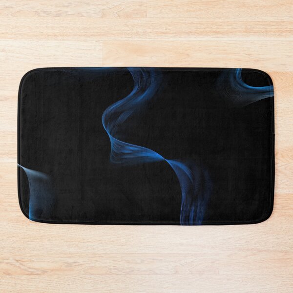 Item preview, Blue waves on black background  designed and sold by Chirayu1111.