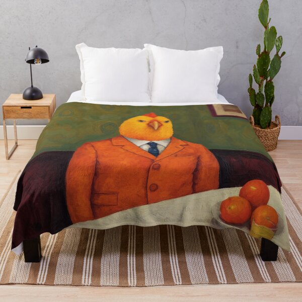 Item preview, Chick With a Plate of Oranges designed and sold by YoPedro.