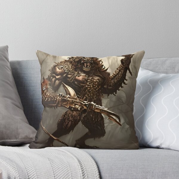 Item preview, Lizard monster fighter with designed and sold by DieKuenstlerei.