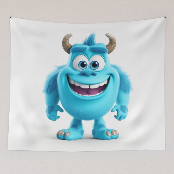 Item preview, Cute Monster - Blue #1 designed and sold by TLCPhotoArt.