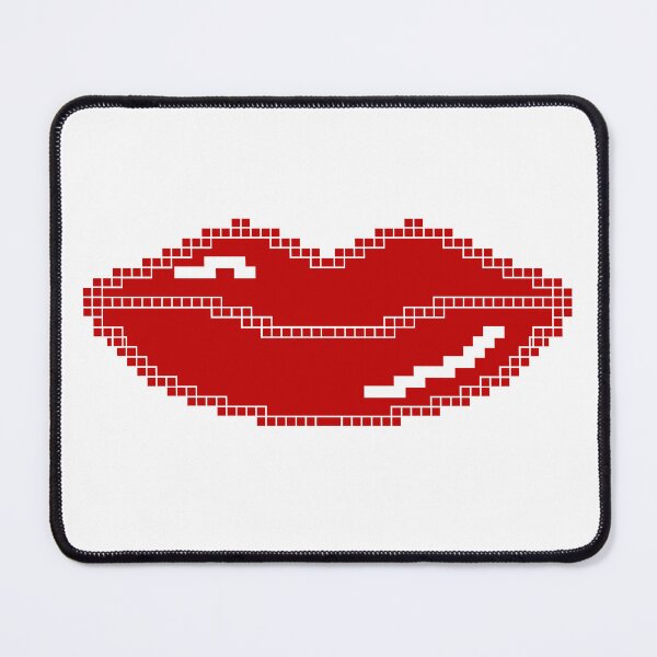 Item preview, Pixel Sassy Shiny Red Lips designed and sold by Lucky.Z.