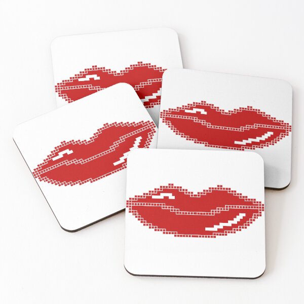 Item preview, Pixel Sassy Shiny Red Lips  designed and sold by Lucky.Z.