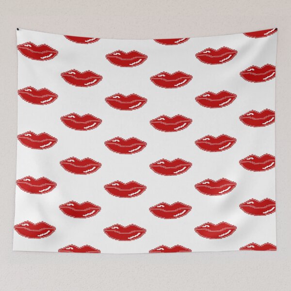 Item preview, Pixel Sassy Shiny Red Lips  designed and sold by Lucky.Z.
