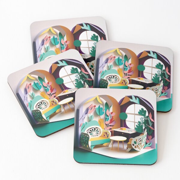 Item preview, BEAUTIFUL BEDROOM PAPER CUT STYLE designed and sold by artpapercuts.