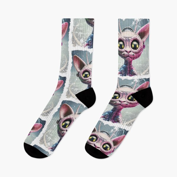 Item preview, VINTAGE PINK ALIEN KITTY designed and sold by Clifford Hayes.