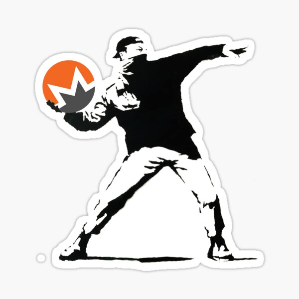 Item preview, Bansky - Monero Bomber designed and sold by MoreBeauty.