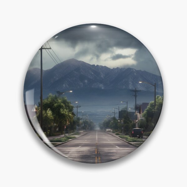 Item preview, Empty street in a small town designed and sold by densok.