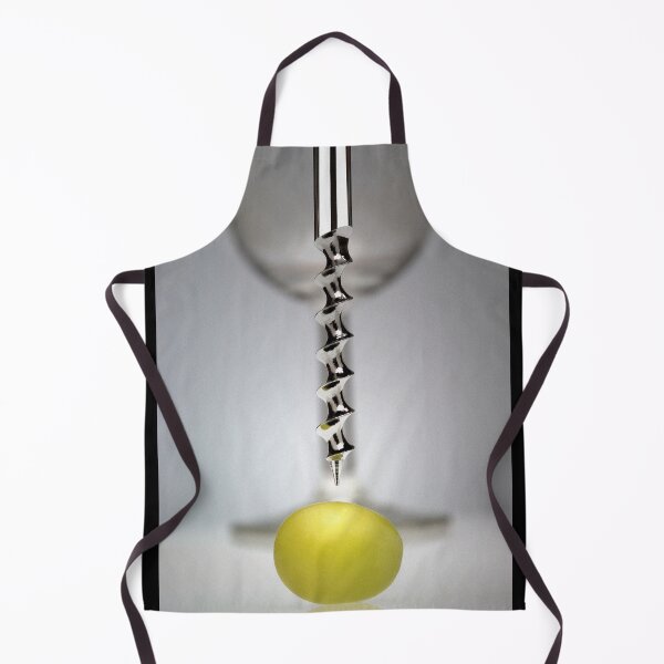 Item preview, Corkscrew over green grape, wine glass in background designed and sold by bailey-cooper.