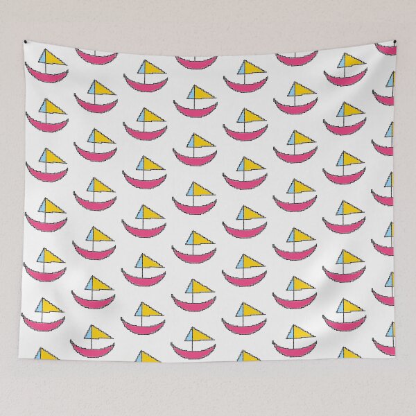Item preview, Pixel Cute Sailboat  designed and sold by Lucky.Z.