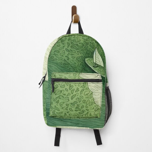 Item preview, Leaf on the Flow: Minimalist Boat on the Green River designed and sold by Piotrek0001.