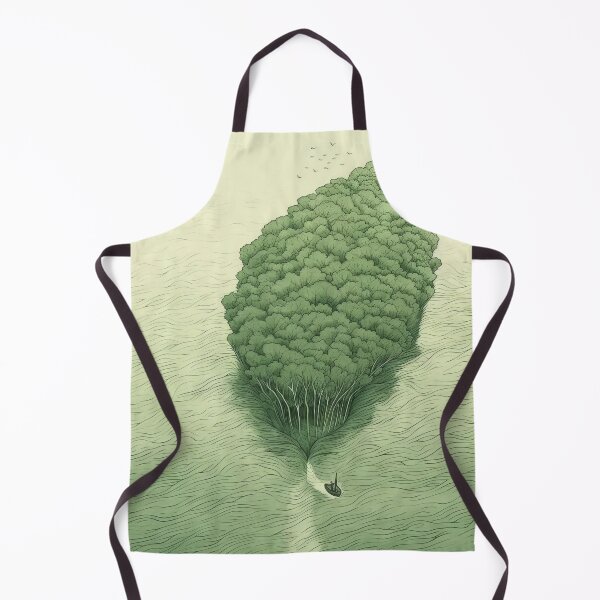 Item preview, Leaf on the Flow: Minimalist Boat on the Green River designed and sold by Piotrek0001.