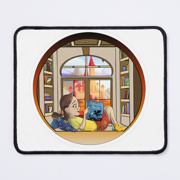 Item preview, Girl Reading Fantasy Book designed and sold by Carlos Benson.