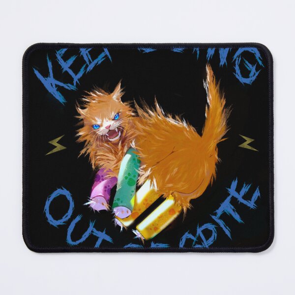 Item preview, Keep Going Out of Spite - Scrunkly Tater Tot (Blue) designed and sold by KittyCrusAIDe.