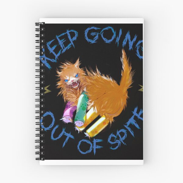 Item preview, Keep Going Out of Spite - Scrunkly Tater Tot (Blue) designed and sold by KittyCrusAIDe.