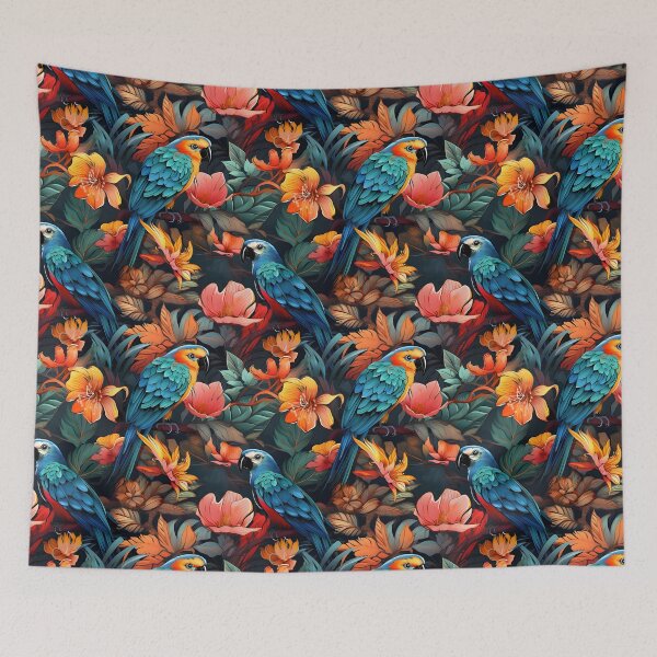 Item preview, Tropical birds designed and sold by ArtfulVixen.