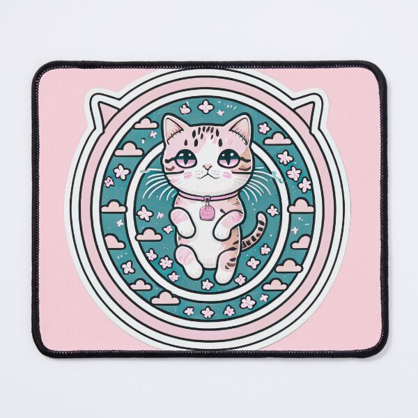 Item preview, Cat Abduction sticker 3 designed and sold by Nathalia  Lodi.