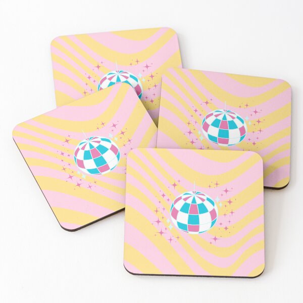 Aperçu de l'œuvre Boule disco rose, Party Art, Preppy, Esthétique Preppy créée et vendue par Magic Love Art Print.
