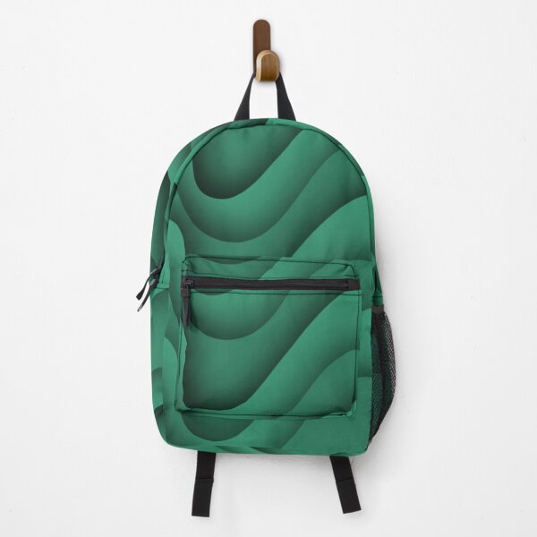 Item preview, Green waves with shadow designed and sold by itsggdesigns.
