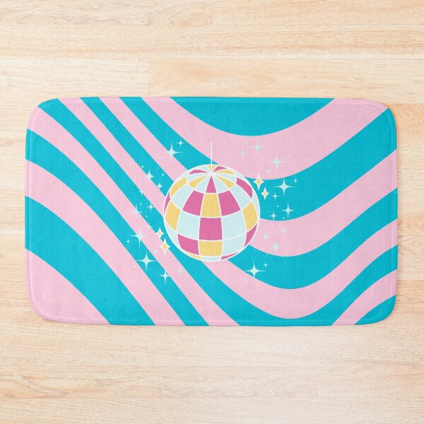 Item preview, Pink and Blue Disco Ball, Party Art, Preppy, Preppy Art, 80s designed and sold by Magic Love Art Print.