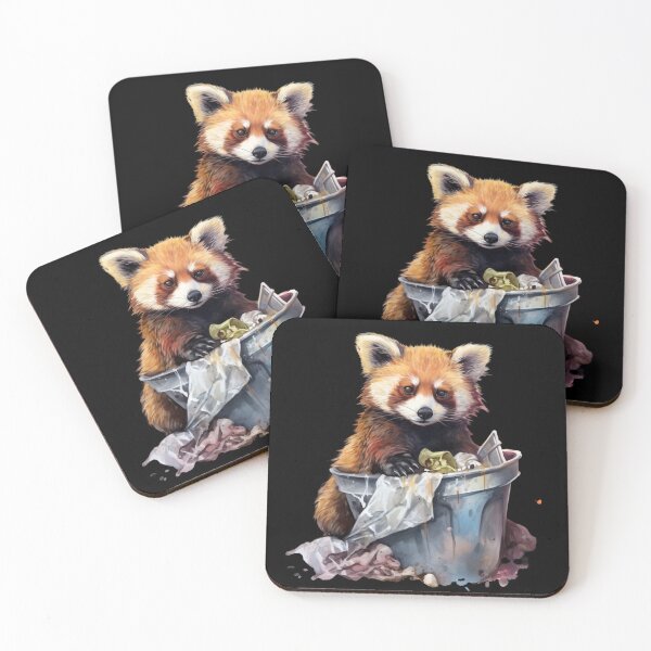 Item preview, Red Panda In Trash Cute Red Panda designed and sold by ArtFromBeyond.