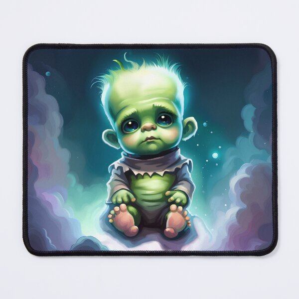 Item preview, Little Baby Frankenstein on Halloween designed and sold by moonlarktees.