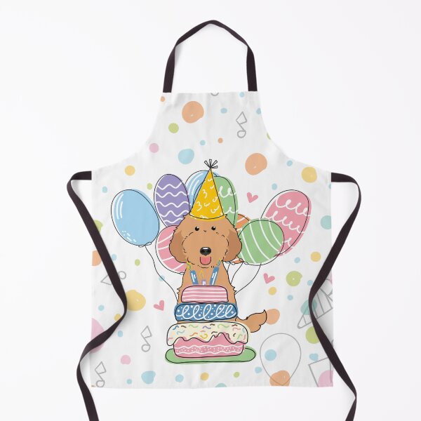 Item preview, Red Labradoodle Dog Birthday Party designed and sold by Lulupainting.