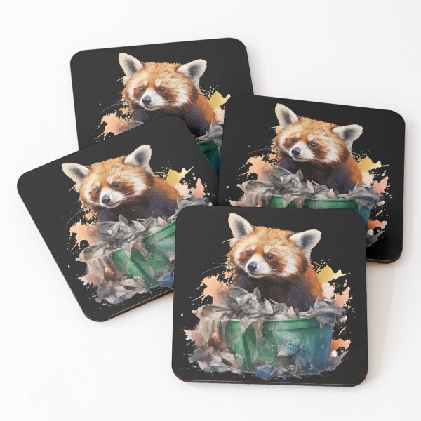 Item preview, Red Panda In Trash Cute Red Panda designed and sold by ArtFromBeyond.