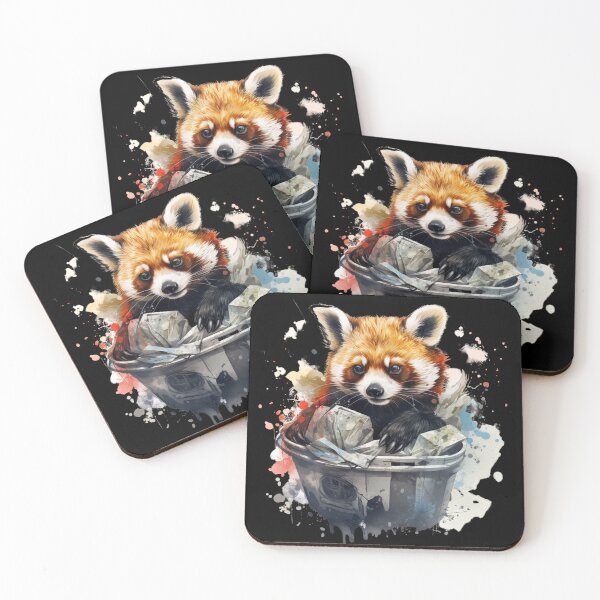 Item preview, Red Panda In Trash Cute Red Panda designed and sold by ArtFromBeyond.