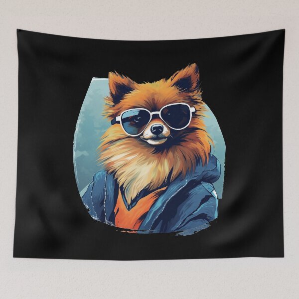 Item preview, Urban Pomeranian Vibe | Dog Lovers designed and sold by DarcoDesigns.