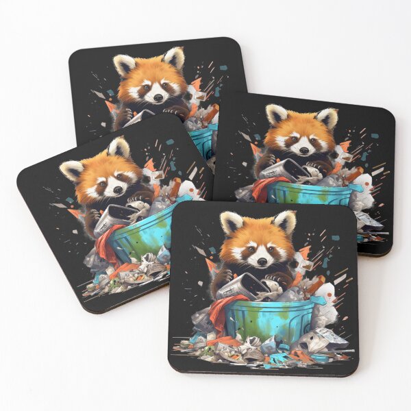 Item preview, Red Panda In Trash Cute Red Panda designed and sold by ArtFromBeyond.