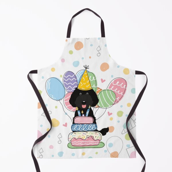 Item preview, Black Labradoodle Dog Birthday Party designed and sold by Lulupainting.