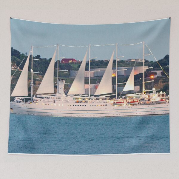 Item preview, beautiful tallship in Lisbon designed and sold by Tereza Pilar  Art.