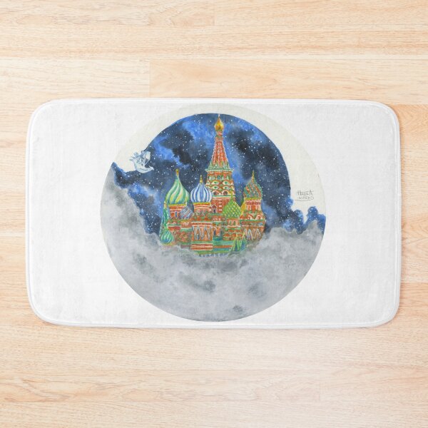 Item preview, Russian Castle & Flying Ship designed and sold by HAJRA MEEKS.