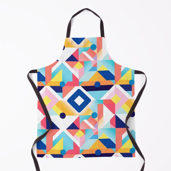 Artikelvorschau, Trendiges nahtloses Wiederholungsdesign - farbenfrohe abstrakte geometrische Kunstwerke entworfen und verkauft von sippapas.