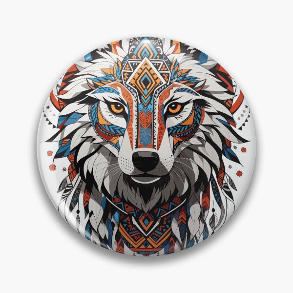 Item preview, Ethnic Wolf Totem designed and sold by jkrphoto.