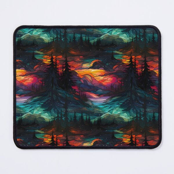 Item preview, Stained glass forest designed and sold by ArtfulVixen.
