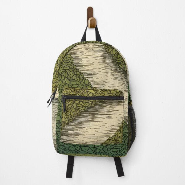 Item preview, Leaf on the Flow: Minimalist Boat on the Green River designed and sold by Piotrek0001.
