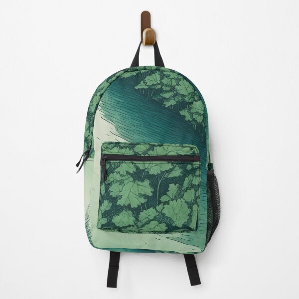 Item preview, Leaf on the Flow: Minimalist Boat on the Green River designed and sold by Piotrek0001.