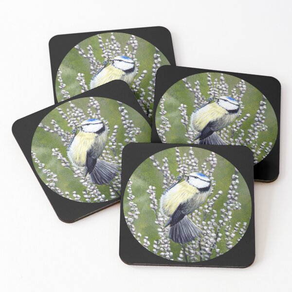 Item preview, Comon Tit Painting (black) designed and sold by SandraWarmerdam.