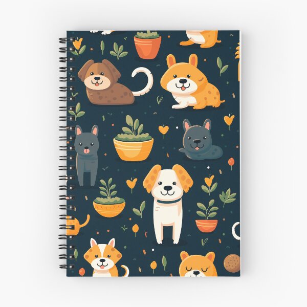 Item preview, Whimsical Dog Art Illustrations - Cheerful and Bright Patterns for Creative Wallpaper and Attractive Textile Designs" designed and sold by sippapas.