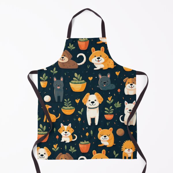 Item preview, Whimsical Dog Art Illustrations - Cheerful and Bright Patterns for Creative Wallpaper and Attractive Textile Designs" designed and sold by sippapas.