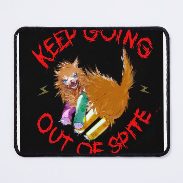 Item preview, Keep Going Out of Spite - Scrunkly Tater Tot (Blue) designed and sold by KittyCrusAIDe.