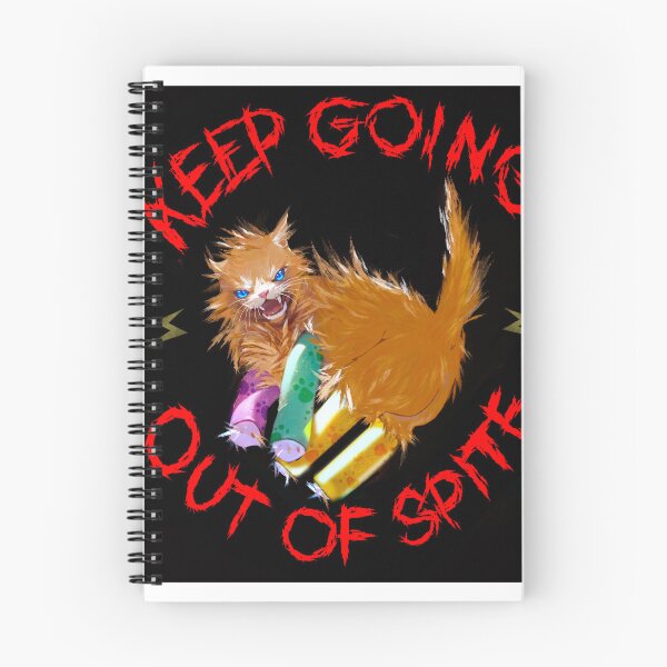 Item preview, Keep Going Out of Spite - Scrunkly Tater Tot (Blue) designed and sold by KittyCrusAIDe.
